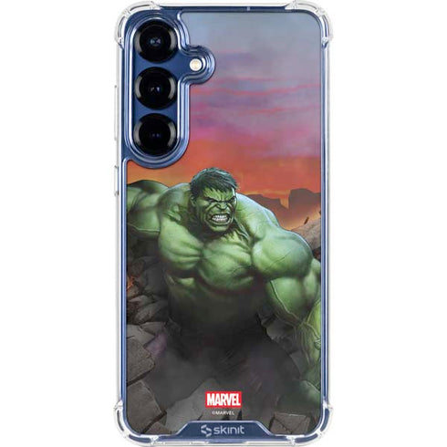 Marvel Enraged Hulk Galaxy S25 Clear Case